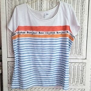 Short sleeved Elle soft and lightweight Tee EUC